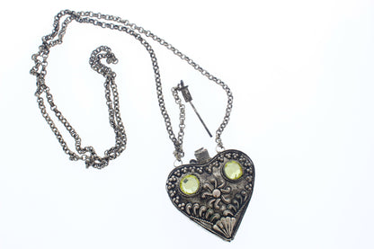 66mm x 52mm Mother Heart Pendant Necklace, made in USA, each