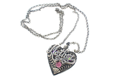 66mm x 52mm Mother Heart Pendant Necklace, made in USA, each