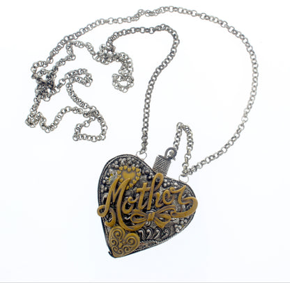 66mm x 52mm Eternal Bloom Mother Necklace, made in USA, each