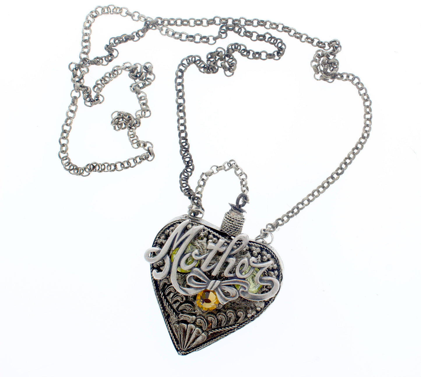 66mm x 52mm Timeless Devotion: Mother’s Heart Necklace, made in USA, each