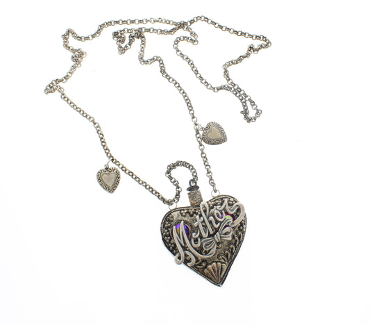 66mm x 52mm Hearts for Mom Necklace, made in USA, each