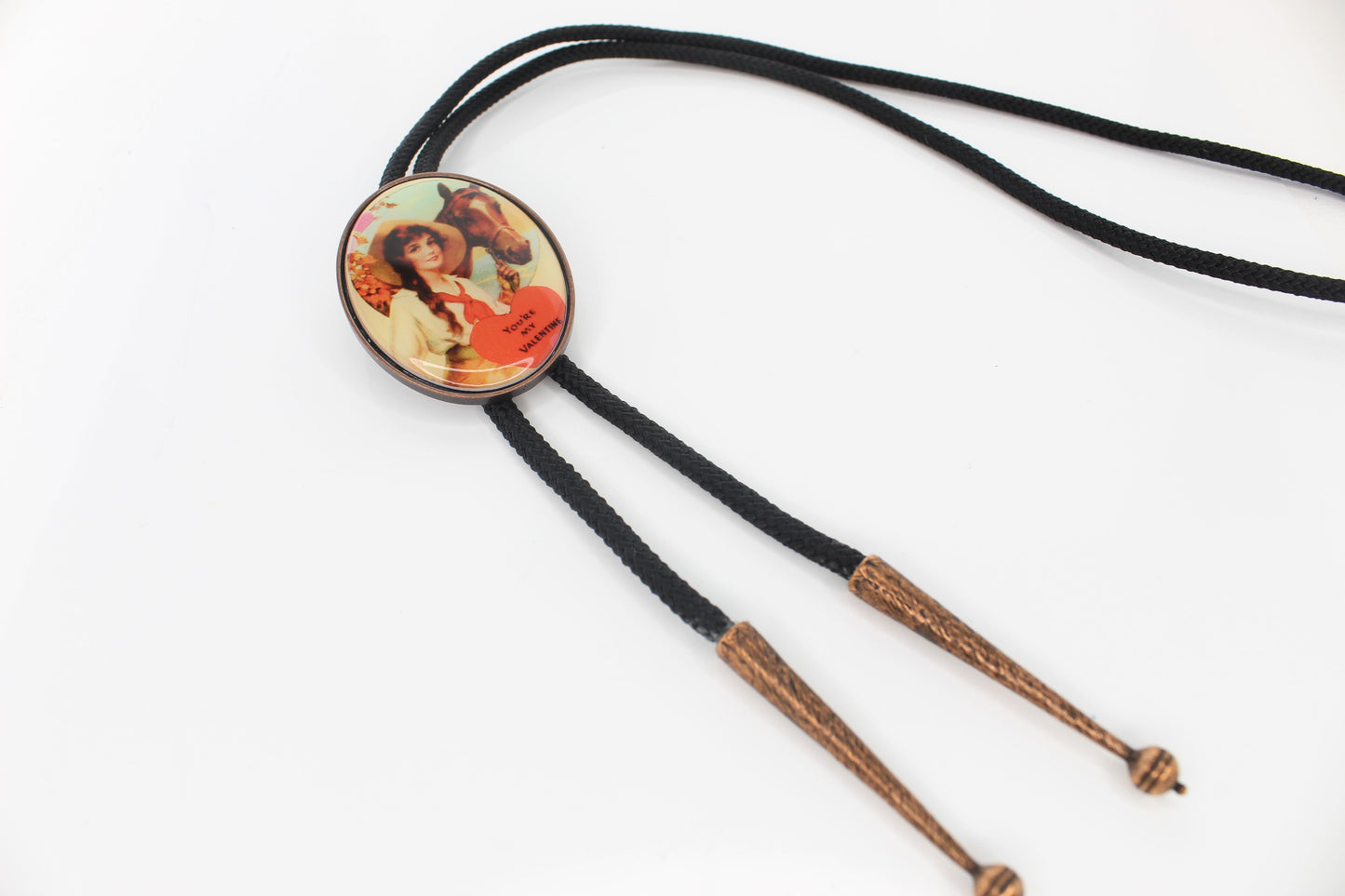 Valentine Rider Bolo Tie, made in USA, each