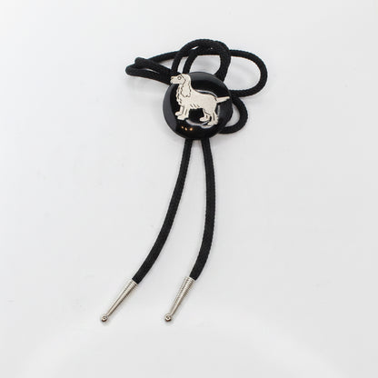 42mm Silver Setter Bolo Tie, made in USA, each