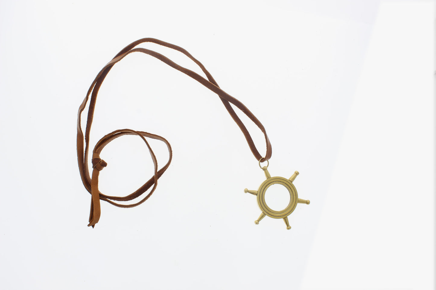 46mm Shipwheel Spectacle Necklace, made in USA, each