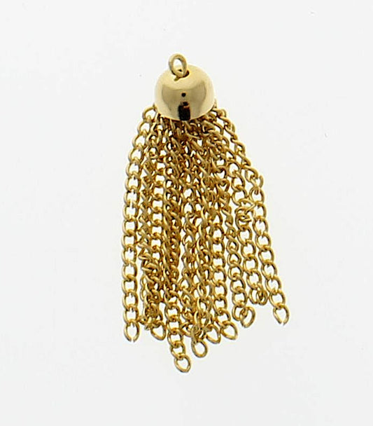 Chain Tassel Hamilton Gold Beaded tops