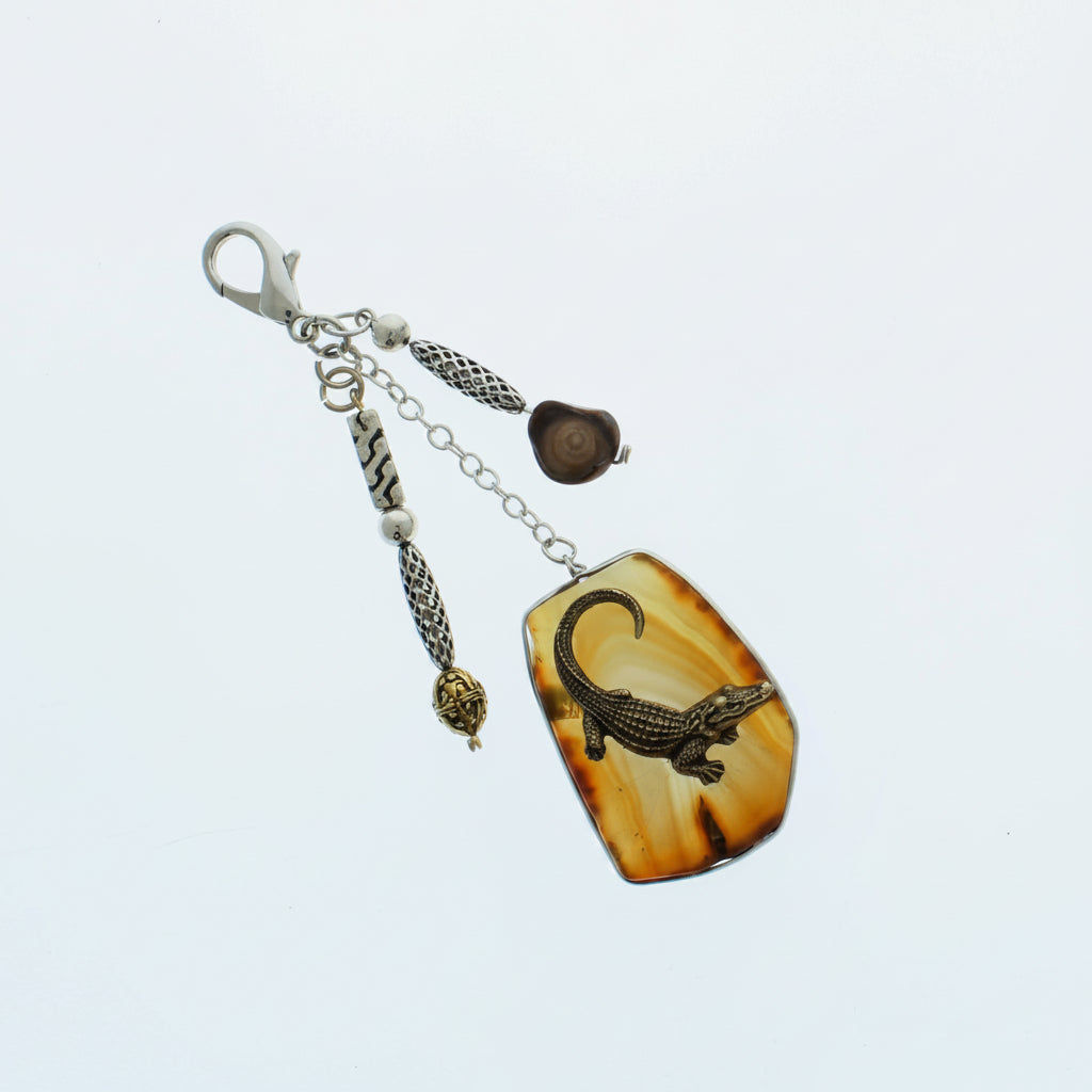 Alligator Purse Pull Charm, made in USA, each