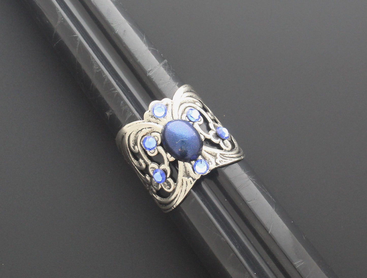 Midnight Bloom Ring, made in USA, each