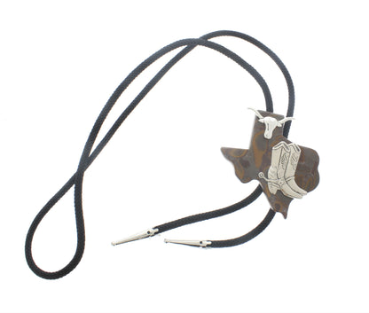 71mm x 74mm Western Spirit Bolo Tie, made in USA, each