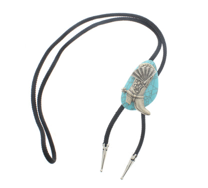 62mm x 37mm Turquoise Trail Bolo Tie, made in USA, each