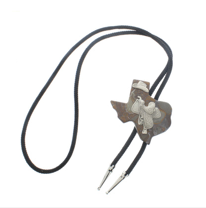 69mm x 72mm Texas Saddle Bolo Tie, made in USA, each