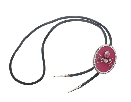 63mm x 51mm Pink Widow Bolo Tie, made in USA, each