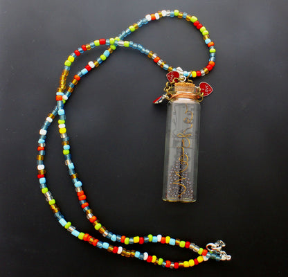 80mm x 22mm Heartstrings Necklace, made in USA, each