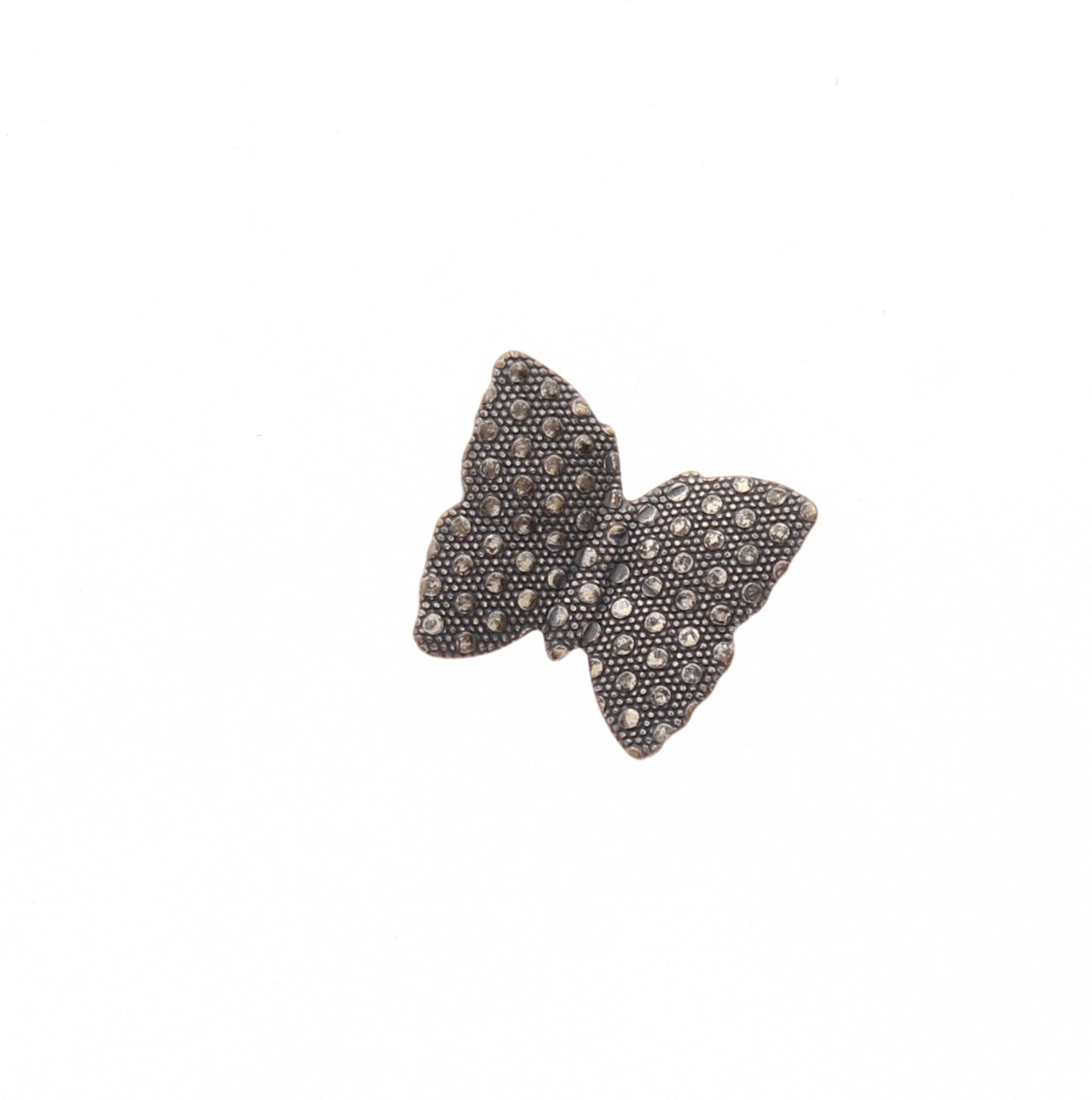 15x13mm 3-D Bright Gold, Antique Gold, Bright Silver, and Classic Silver Finish Butterfly Stamping, pk/6