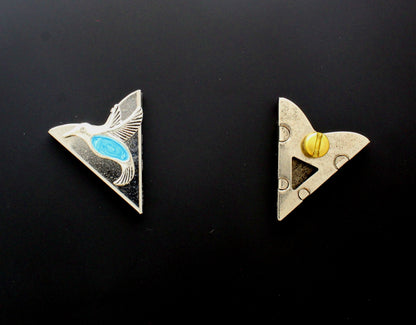 35mm x 32mm Hummingbird Collar Tips, made in USA, 1 Pair