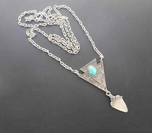 84mm x 39mm Spirit of the Arrow Necklace, made in USA, each