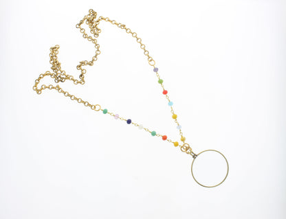 The Curious Spectrum Necklace, made in USA, each