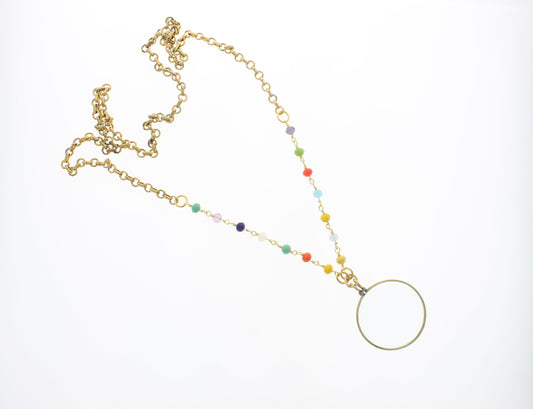 The Curious Spectrum Necklace, made in USA, each