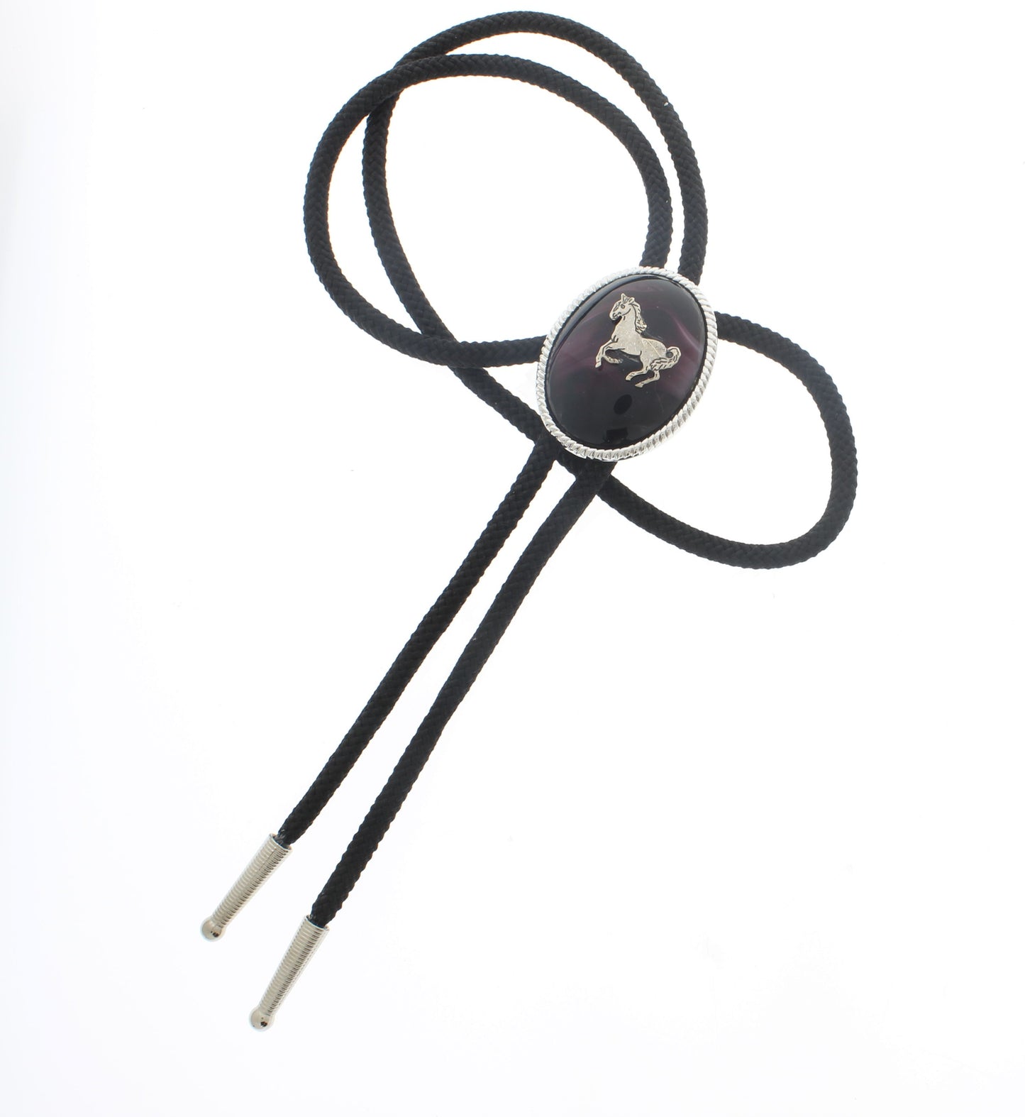 45mm x 35mm Midnight Trot Bolo Tie, made in USA, each