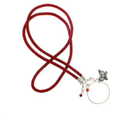 Crimson Wings Necklace, made in USA, each