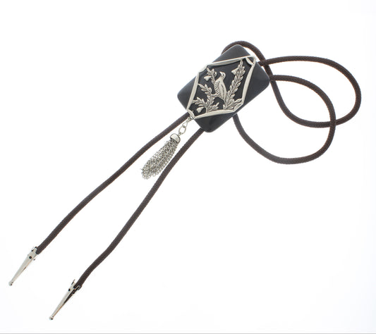 60mm x 39mm Blackstone Blossom Bolo, made in USA, each