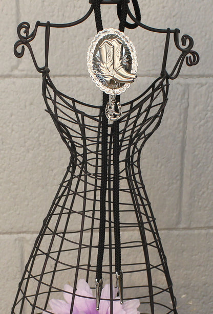 56mm x 42mm Lone Star Boot Bolo, made in USA, each