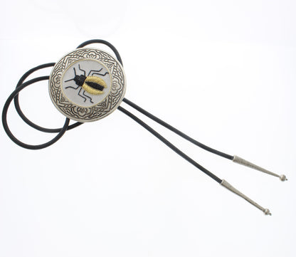 75mm Golden Dune Beetle Bolo Tie, made in USA, each
