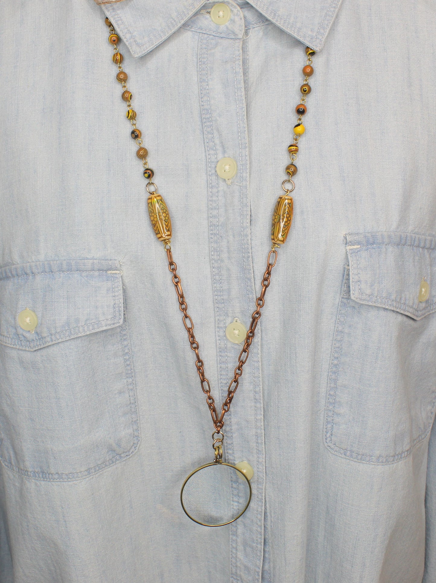 Desert Mosaic Necklace, made in USA, each