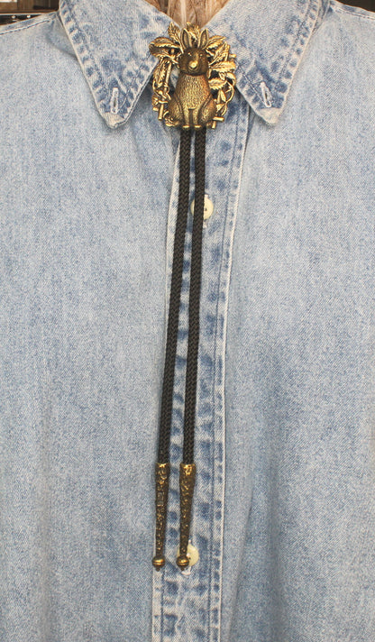 Burrow & Bloom Bolo Tie, Made in USA, 55.2mm x 41.2mm