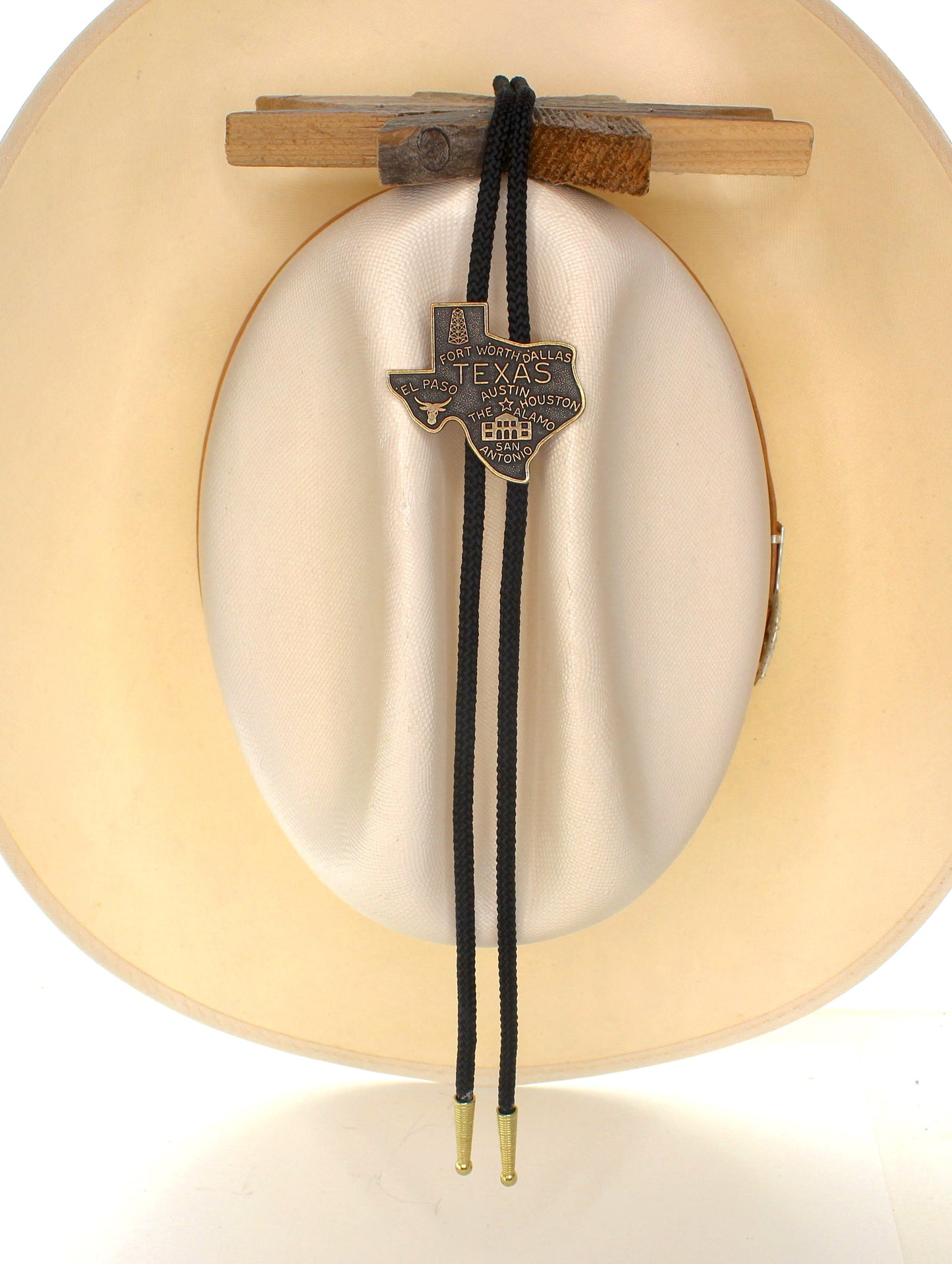 42mm x 46mm Texas Trails Bolo Tie, made in USA, each