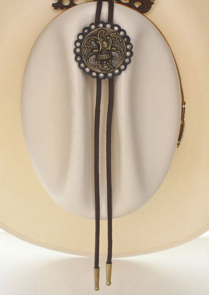 47mm Antique Scroll Bolo Tie, made in USA, each