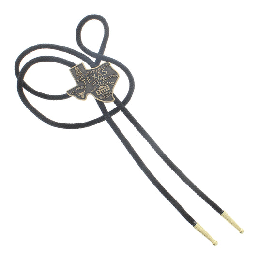42mm x 46mm Texas Trails Bolo Tie, made in USA, each