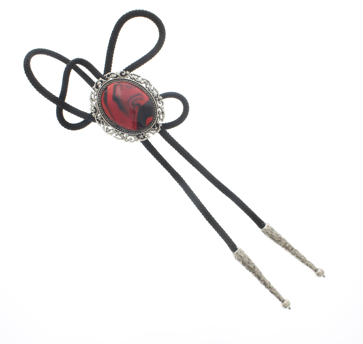 Bloodstone Guardian Bolo Tie, Made in USA, 58.7mm x 47.7mm