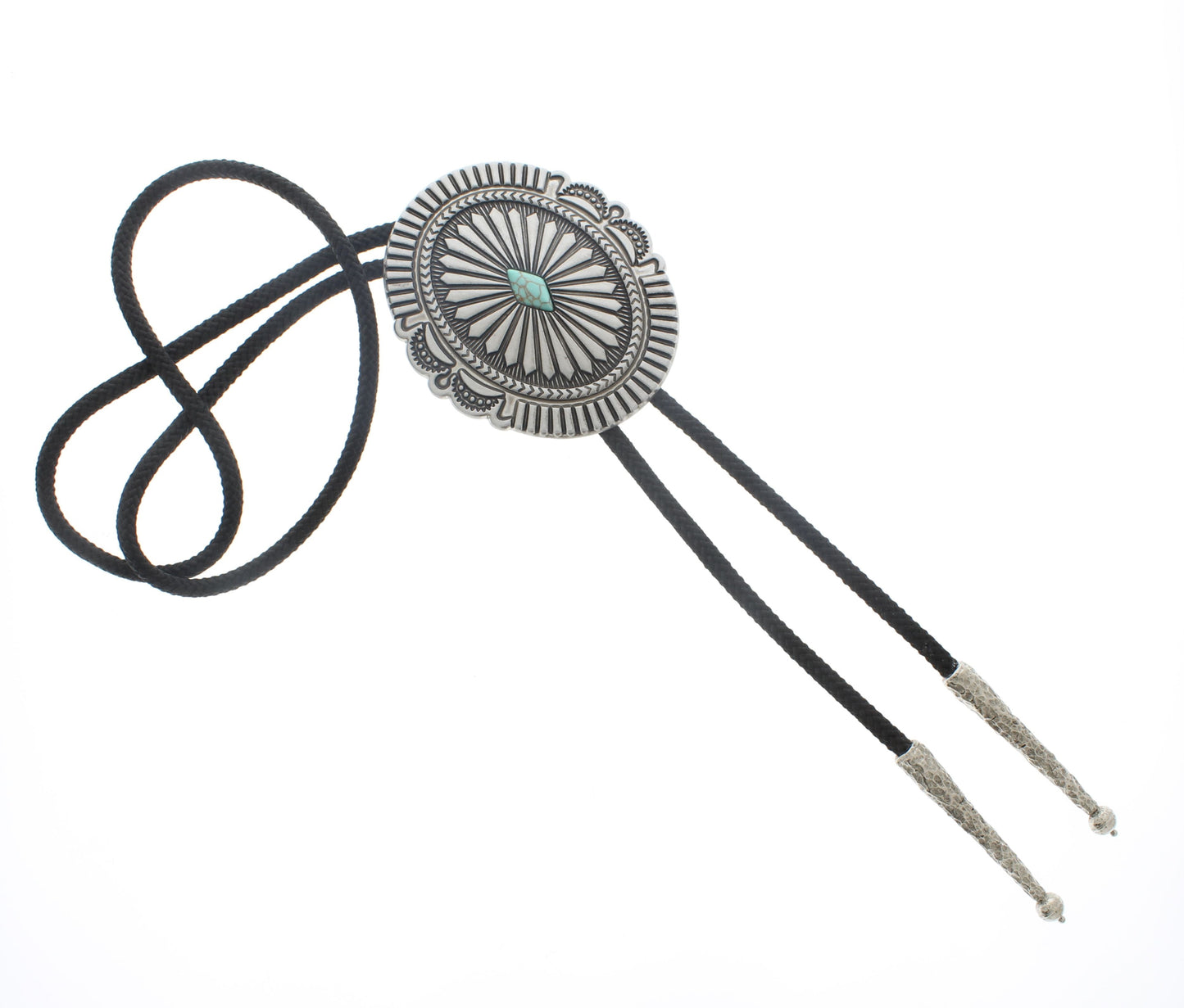 76mm x 67mm Turquoise Sentinel Bolo Tie, made in USA, each