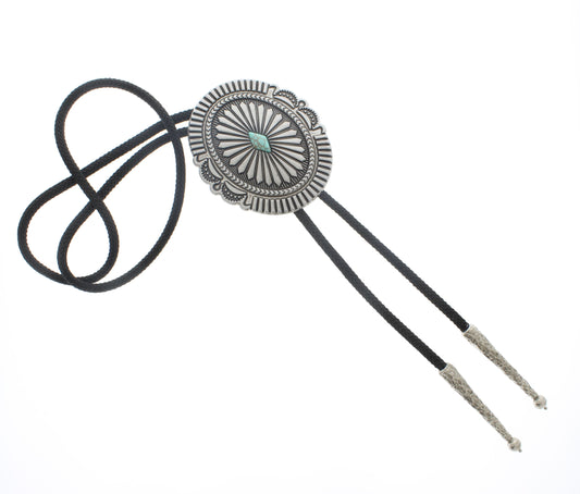 76mm x 67mm Turquoise Sentinel Bolo Tie, made in USA, each