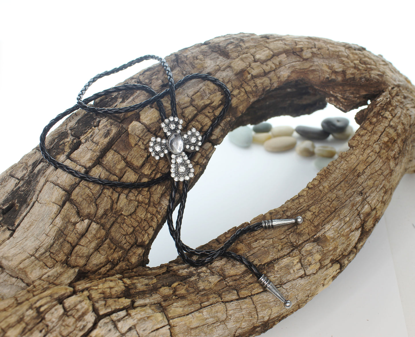 Sanctuary Rider Bolo Tie, Made in USA, 45.2mm x 38.7mm