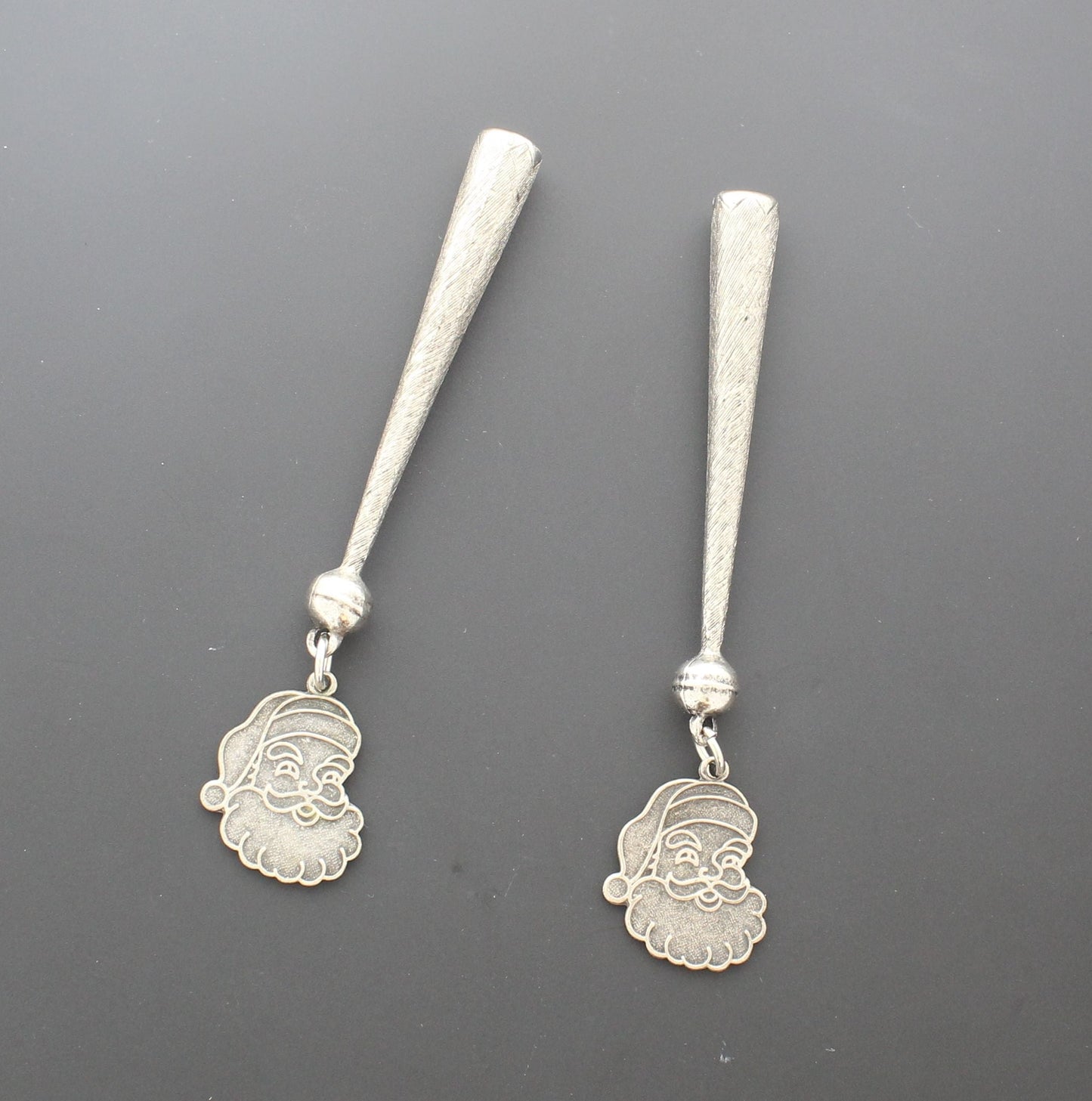 Crimson Ride – Santa Bolo Tips with Festive Sleigh Medallions, made in USA, 85.9mm, pair