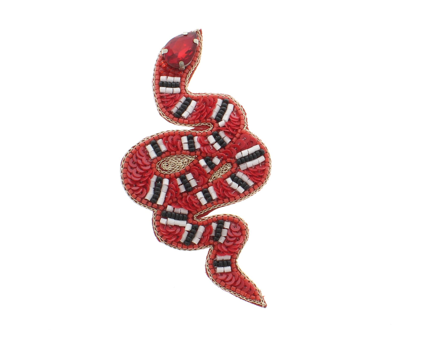 Red Serpent Pin, Hats, Jackets, Purses, each