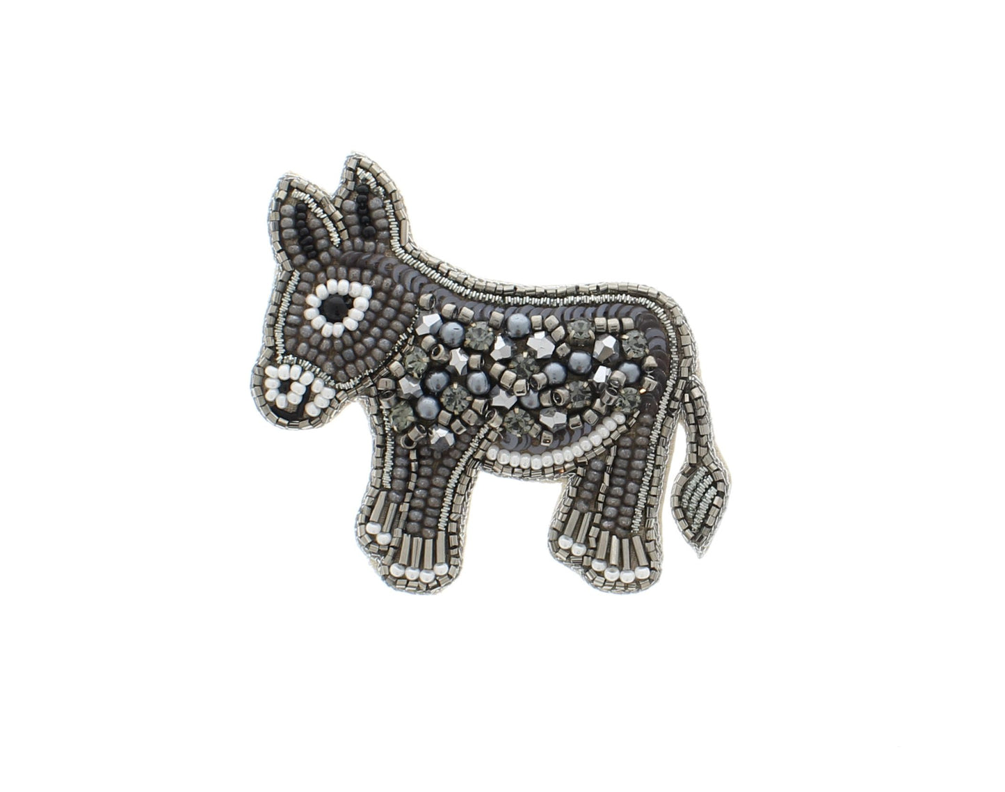 Dazzle Donkey Pin, Hats, Jacket, Purses, each