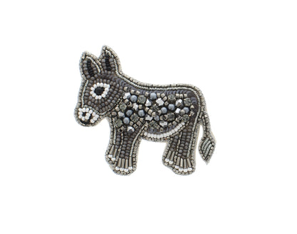 Dazzle Donkey Pin, Hats, Jacket, Purses, each