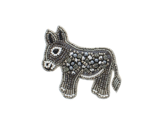 Dazzle Donkey Pin, Hats, Jacket, Purses, each