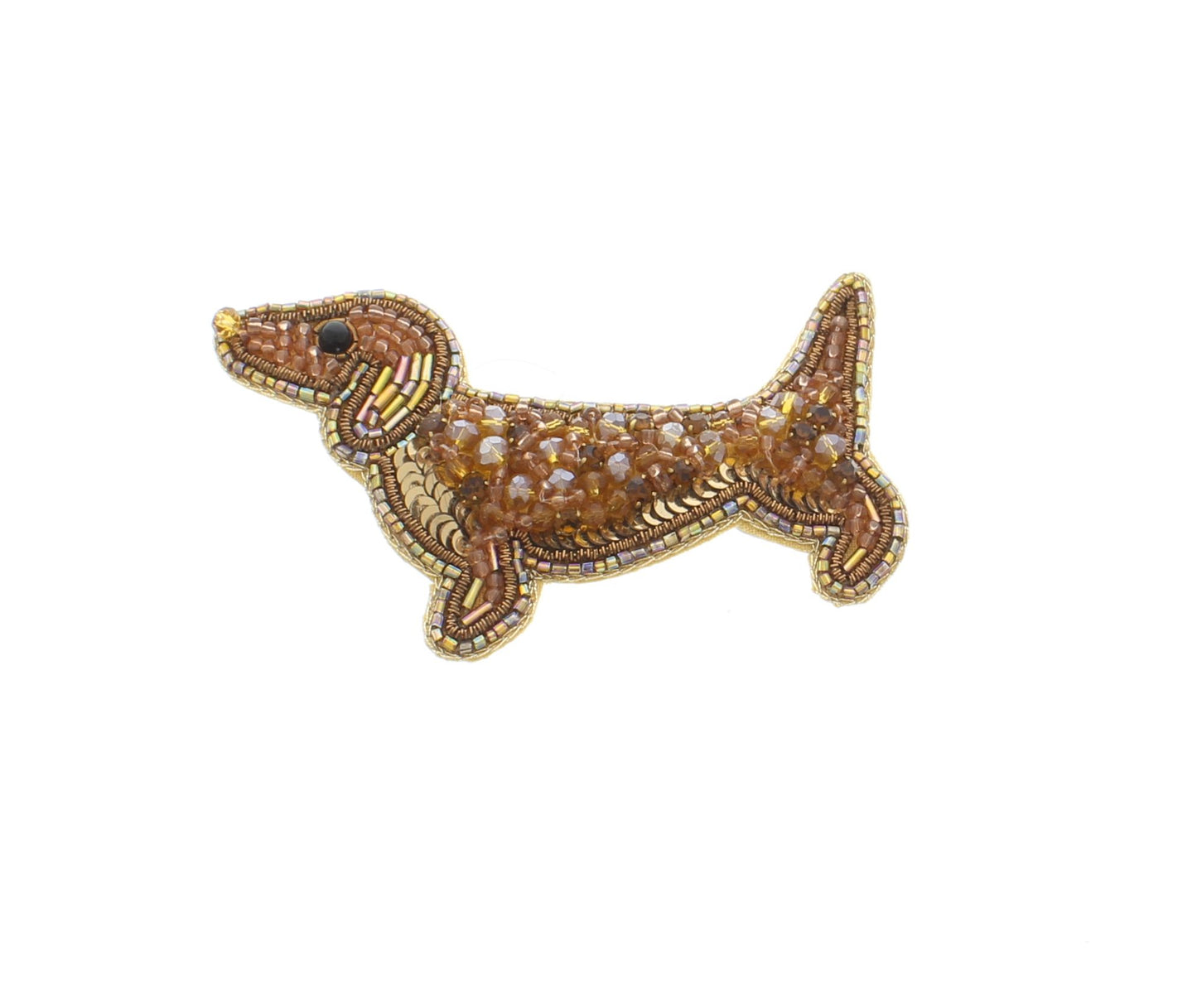 Dazzle Doxie Pin, Hats, Jackets, Purses, each