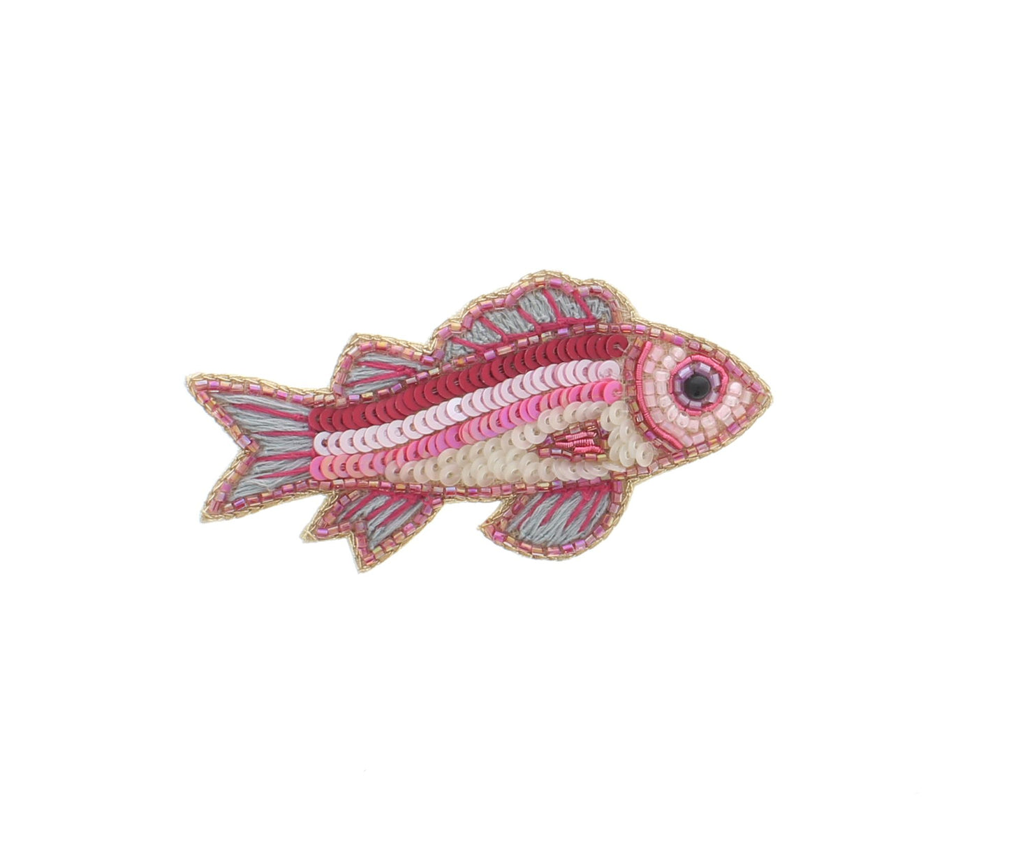  Fuchsia Fin Pin, Hats, Jacket, Purses, each