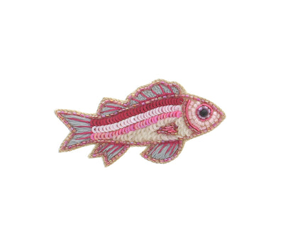  Fuchsia Fin Pin, Hats, Jacket, Purses, each