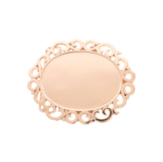 Blank Canvas – Customizable Belt Buckle Base in Copper or Silver