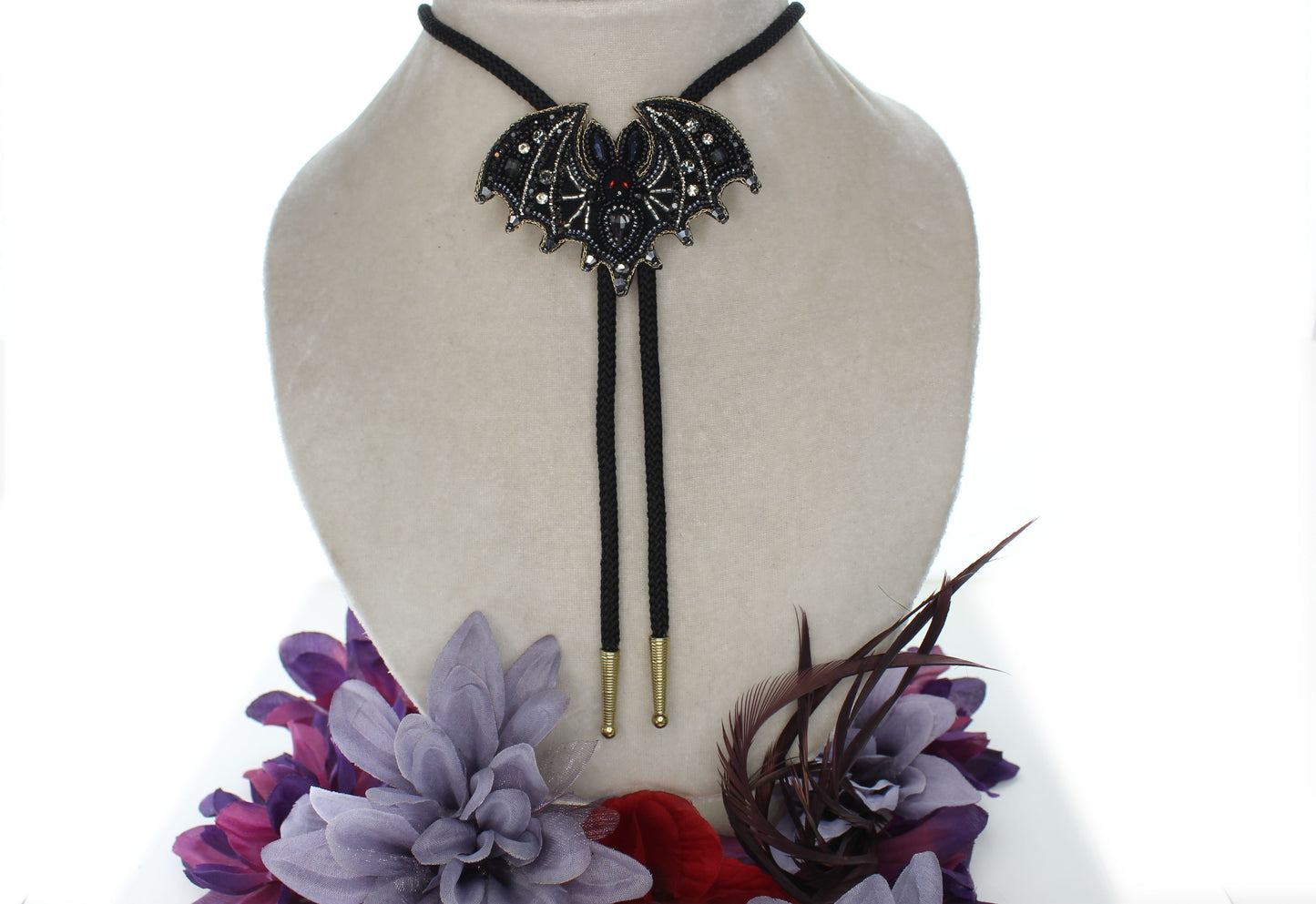 52mm x 79mm Midnight Bat Emblem Bolo, Made in the USA, each