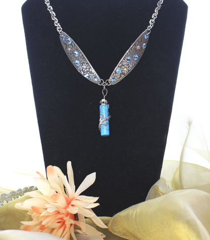 Drakefang Crystal Necklace, Made in USA, each