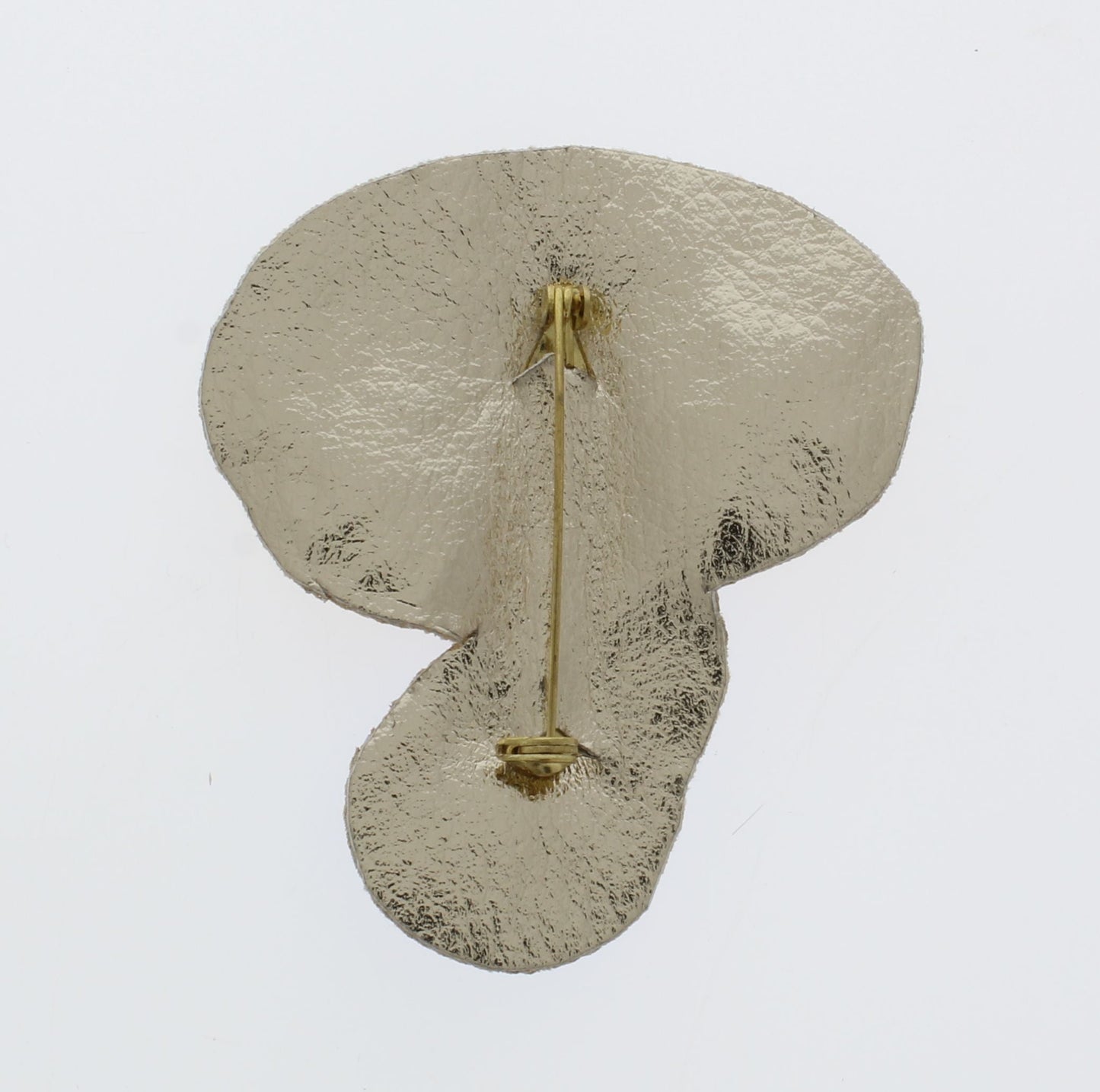 66mm x 57mm Colorful Mushroom Embroidered Beaded Pin – Handmade Woodland Brooch, each