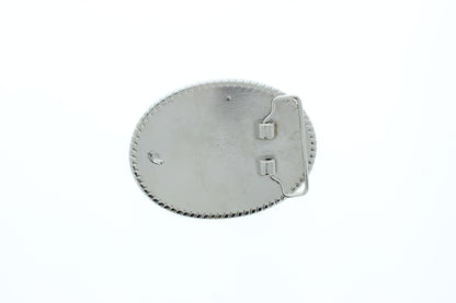 Desert Reverie, silver buckle, made in USA, 71.2mm x 92.5mm