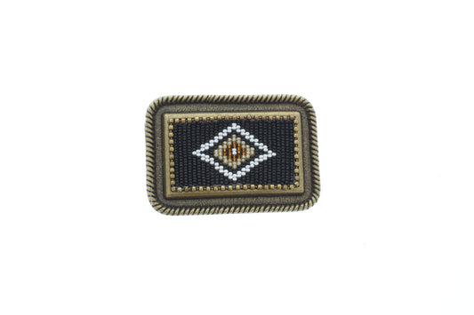 Trailwoven Legacy, antique gold buckle, Made in USA, 58.6mm x 85.0mm
