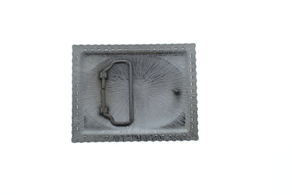 Cactus & Claws, Copper belt buckle, Made in USA, 77.2mm x 98.3mm